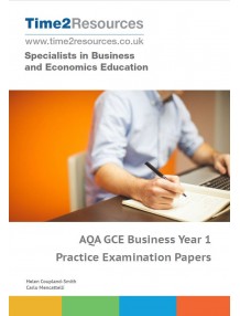 AQA GCE Business Year 1 & AS Practice Examination Papers CD & printed